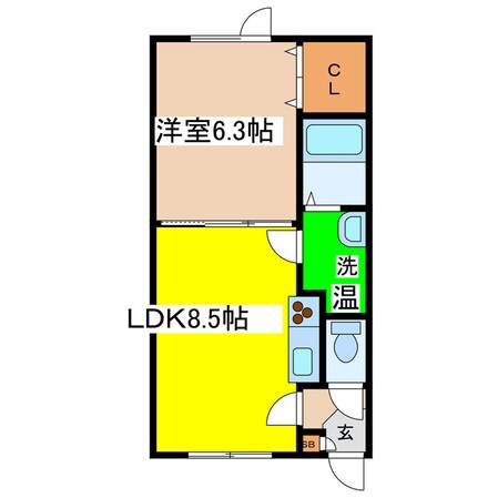 レラ・ＷＥＳＴの物件間取画像